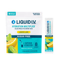 LIQUID I.V. Multiplicador de Hidratación Sin Azúcar - Limón Lima - Paquetes de Polvo Hidratante | Bebida Electrolítica Po amarillo